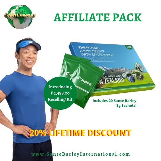 Sante Barley - Affiliate Pack