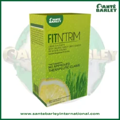 Santé Barley Fit N Trim barley grass fiber drink mix for a healthy lifestyle.