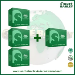 Santé Barley Organic Powder With Stevia 30 Sachets 3+1 Buy 3 Get 1 Free Promo Package