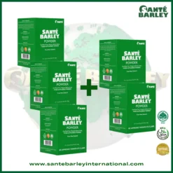 Santé Barley Organic Powder With Stevia 10 Sachets 3+2 Buy 3 Get 2 Free Promo Package