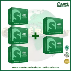 Santé Barley Organic Powder With Stevia 30 Sachets 3+2 Buy 3 Get 2 Free Promo Package