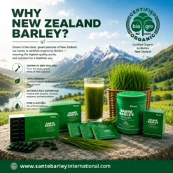 Why Sante Barley uses premium barley grass grown in New Zealand's clean and fertile environment